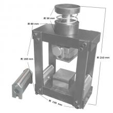 モルタル試験用 圧縮・曲げ兼用加圧板  STC-214