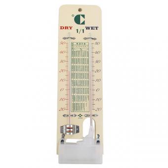 乾湿計(水壷付)TSS-468　乾湿球　壁掛式　温度計　