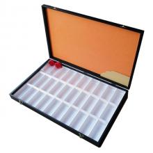 標本箱(30個用) 土質試料ビン付　TSS-277-G 【即納品】試料箱　コアケース